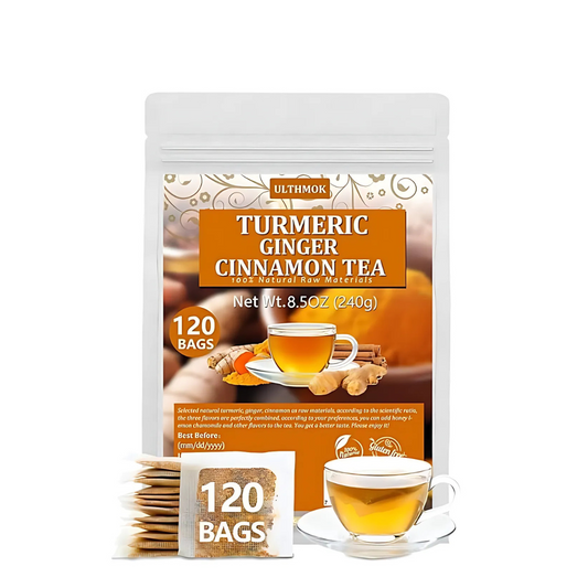 Turmeric, Ginger, Cinnamon Blend Tea Bags, 100% Natural